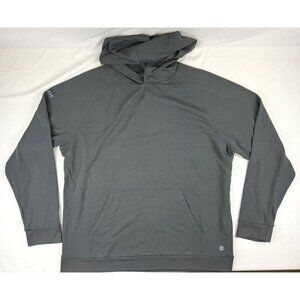 NWT Free Fly Men's Bamboo Lightweight Fleece Hoodie in  Black Sand Sz XL